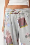 Out From Under Essential Patchwork Graphic Barrel Leg Sweatpant