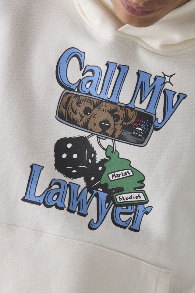 Chandail à capuchon graphique Market Call My Lawyer #3