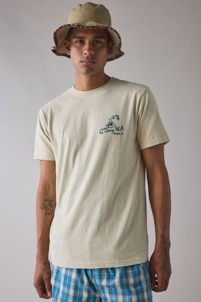 Roark G'day W. A. Graphic Tee In Cream, Men's At Urban Outfitters