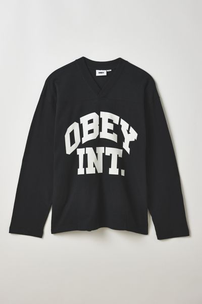 OBEY Football Jersey Long Sleeve Tee