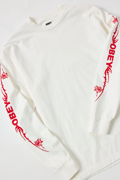 OBEY Rose Graphic Long Sleeve Tee