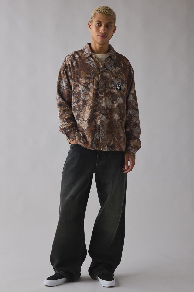 OBEY Fence Camo Woven Long Sleeve Shirt #2