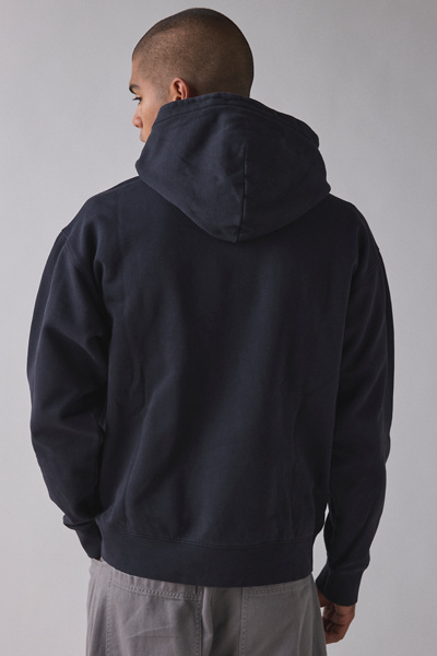 OBEY Manor Logo Faded Hoodie Sweatshirt