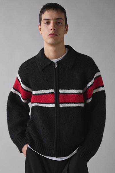 Stussy Vertical Stripe Cardigan | Urban Outfitters Canada