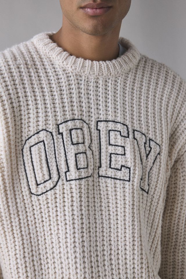 OBEY Collegiate Crew Neck Sweater #3