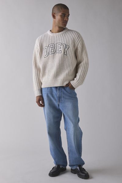OBEY Collegiate Crew Neck Sweater