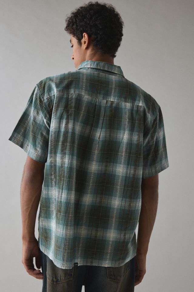 THRILLS Check Pattern Short Sleeve Shirt #1