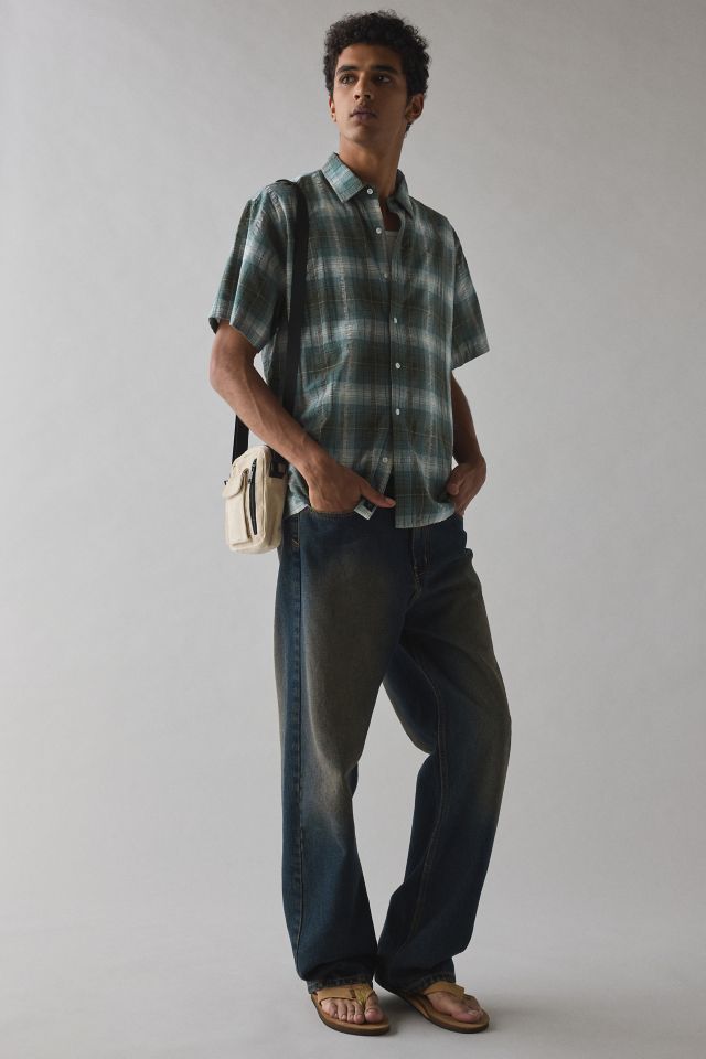 THRILLS Check Pattern Short Sleeve Shirt #2