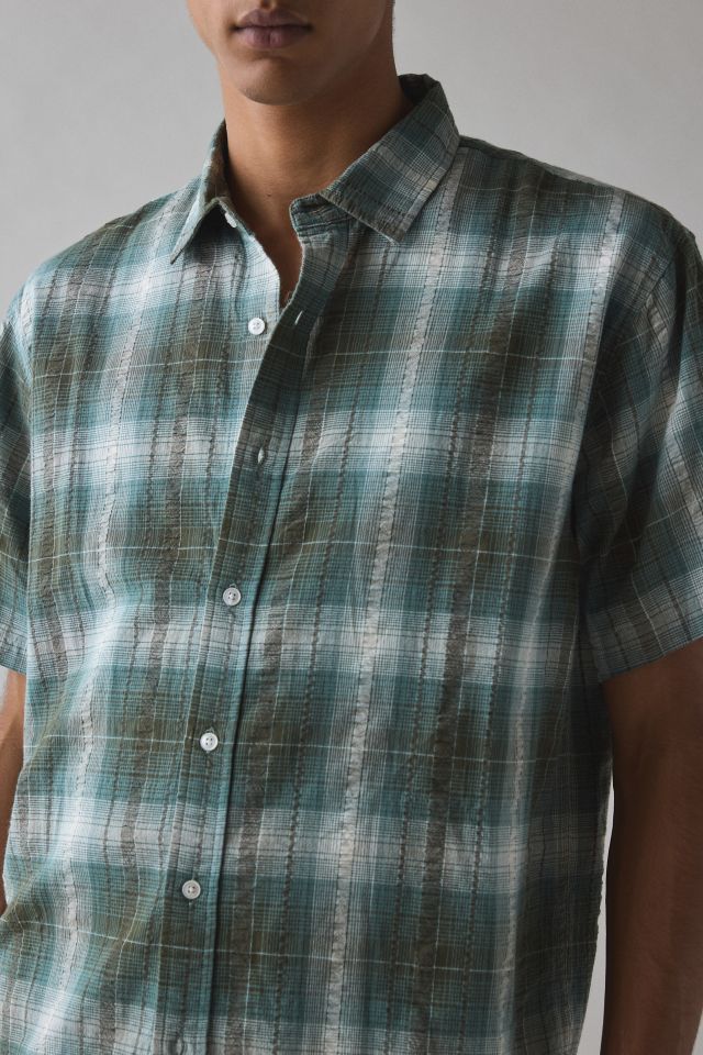 THRILLS Check Pattern Short Sleeve Shirt #3