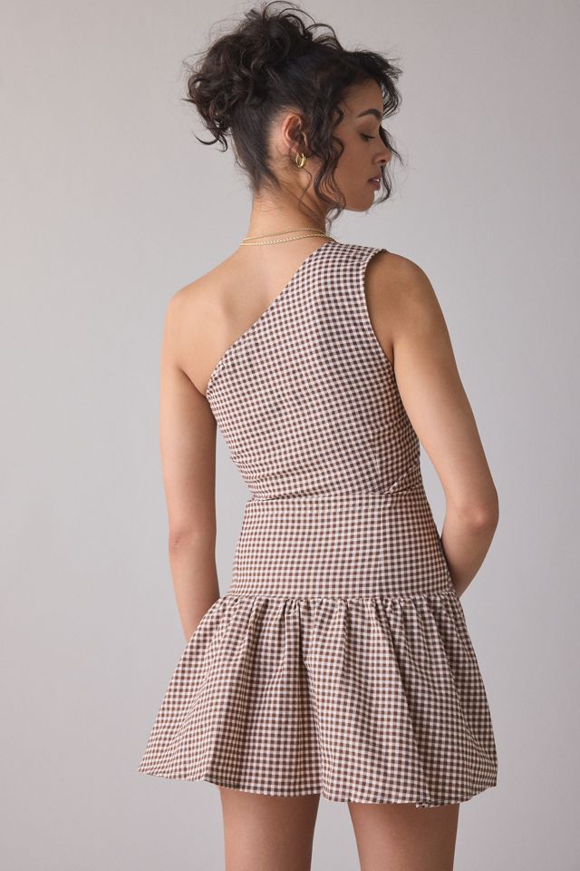 Kimchi Blue Tea Time Basque Waist Halter Midi Dress