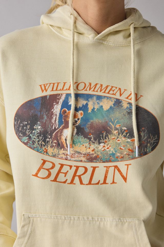 Willkommen In Berlin Bear Graphic Hoodie Sweatshirt #3