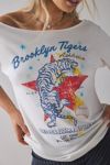 DAY Brooklyn Tigers Graphic Off-The-Shoulder Tee