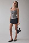 UO Scarlet Tailored Ponte Button Front Tailored Vest Top