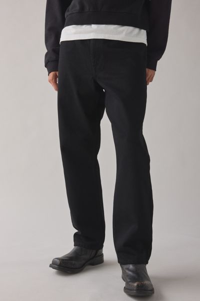 Bdg Relaxed Straight Fit Jean In Black, Men's At Urban Outfitters In Black