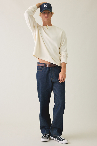 BDG Relaxed Straight Fit Jeans in Rinse, Men's at Urban Outfitters