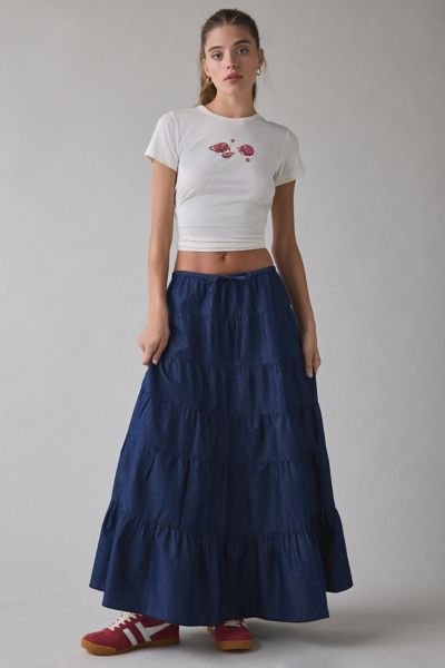 ‧˚₊*̥✧ jaded london denim skirt Shop Alexis Diamante Mini Skirt | Jaded London | Clothing