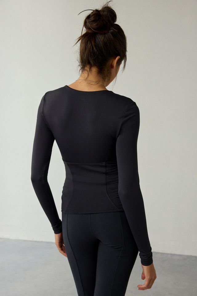 Out From Under FuseForm Seamed Plunge Long Sleeve Top #2