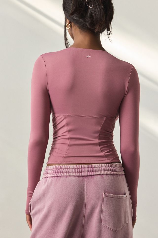 Out From Under FuseForm Seamed Plunge Long Sleeve Top #3