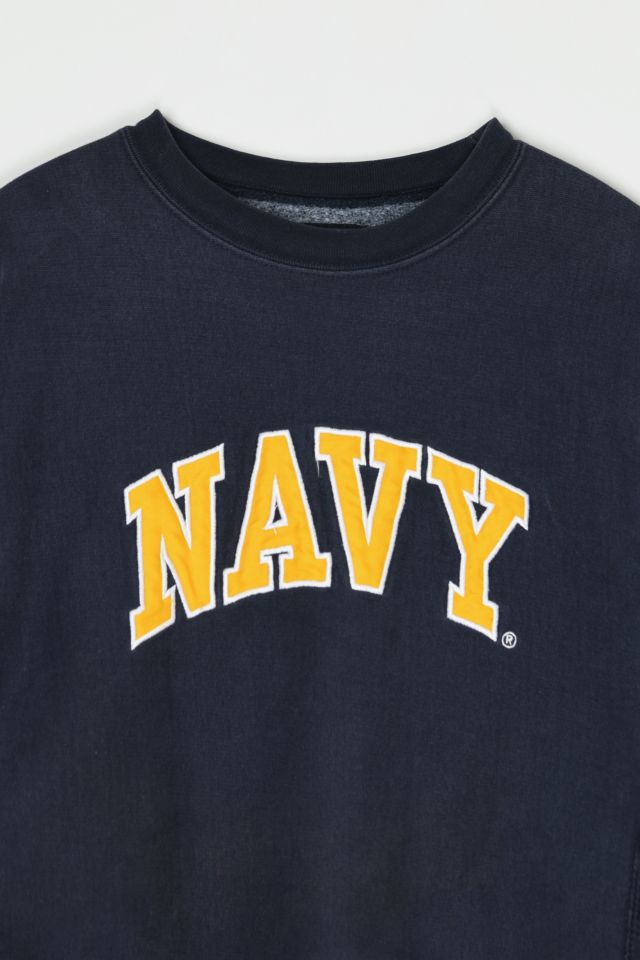 Vintage Y2k Navy College Sweatshirt #1
