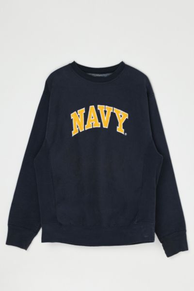 Vintage Y2k Navy College Sweatshirt