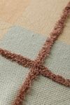 Plaid Woven Shaggy Tufted Rug