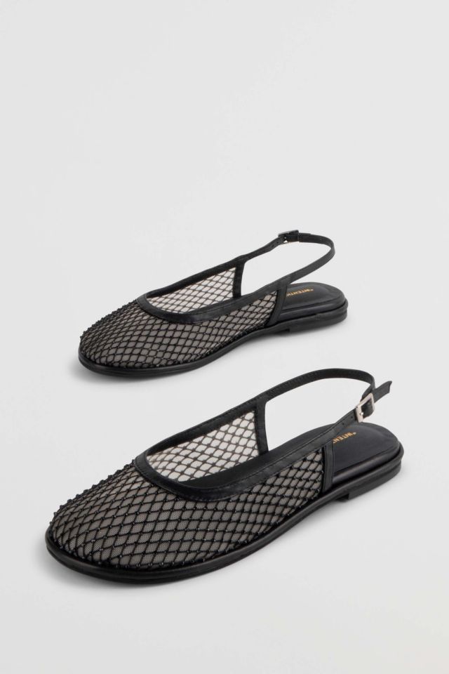 Intentionally Blank Anna Mesh Slingback Ballet Flat #2