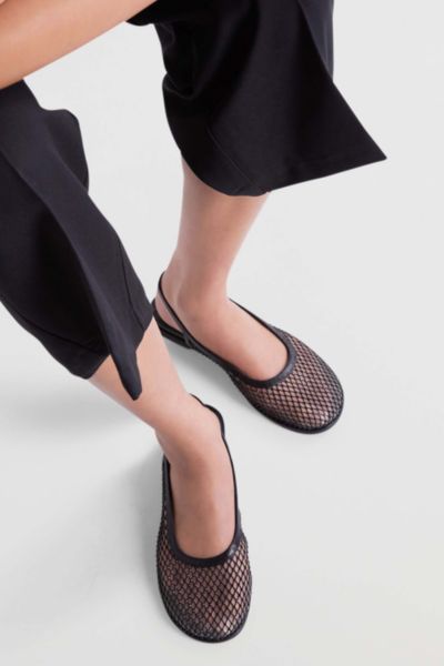 Intentionally Blank Anna Mesh Slingback Ballet Flat