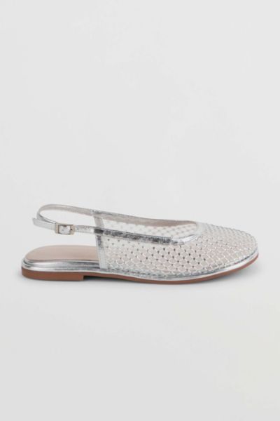 Intentionally Blank Anna Mesh Slingback Ballet Flat