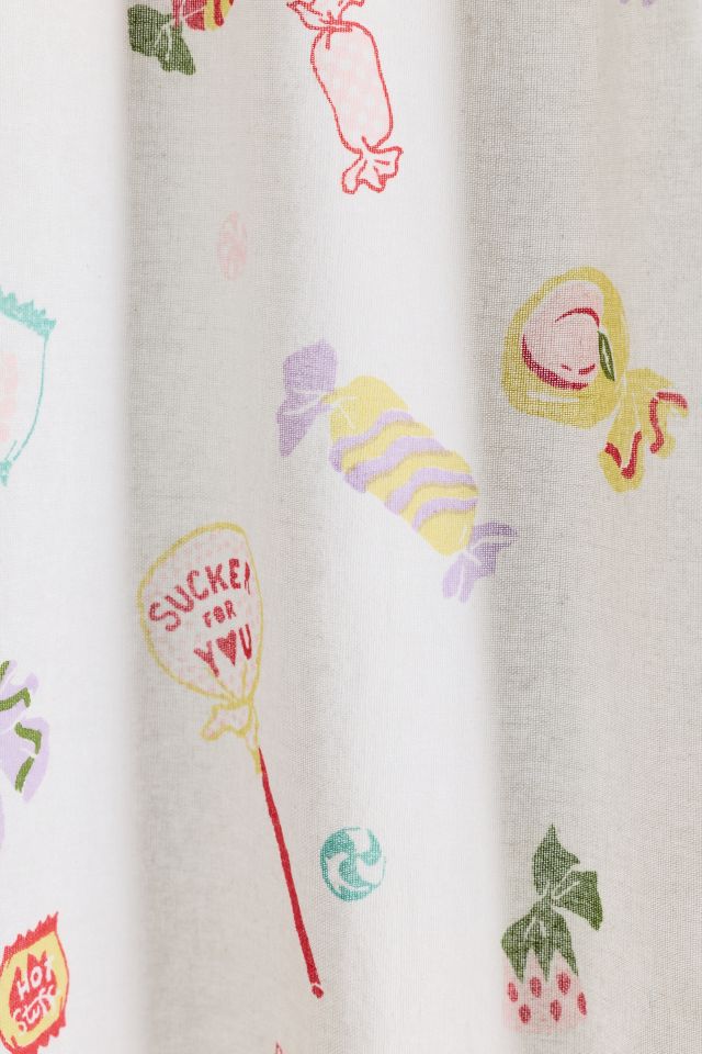 Candied Patterned Café Curtain Set #2