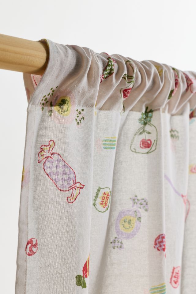 Candied Patterned Café Curtain Set #3