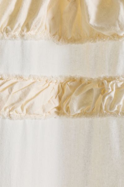 Alice Cinched Ruffle Trimmed Window Panel