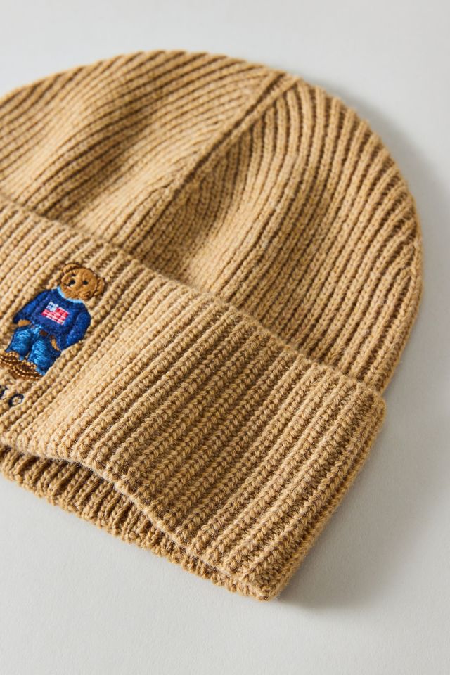 Polo Ralph Lauren Flag Bear Solid Beanie #1