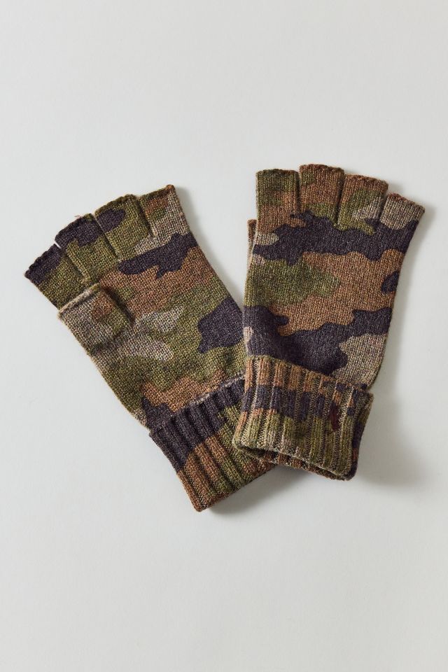 Polo Ralph Lauren Camo Wool Blend Fingerless Glove #1