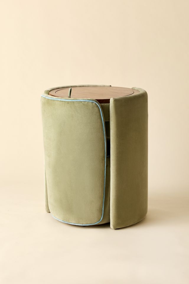 Jessie Gingham Floral Patterned Shower Curtain