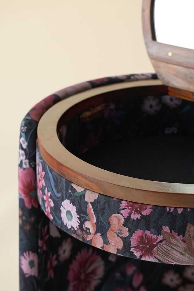 Jane Upholstered Vanity & Stool Set #4