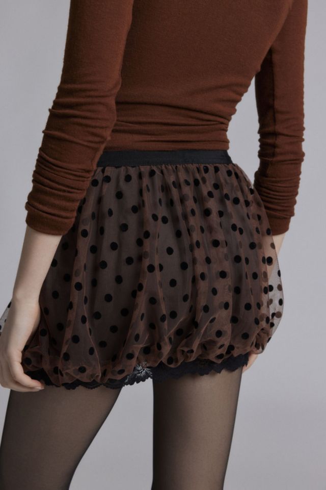 Emory Mesh Bubble Micro Skort #1