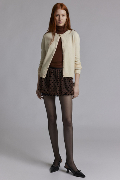 Emory Mesh Bubble Micro Skort