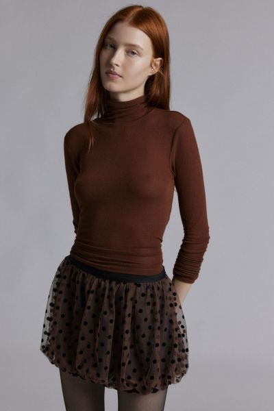 Emory Mesh Bubble Micro Skort