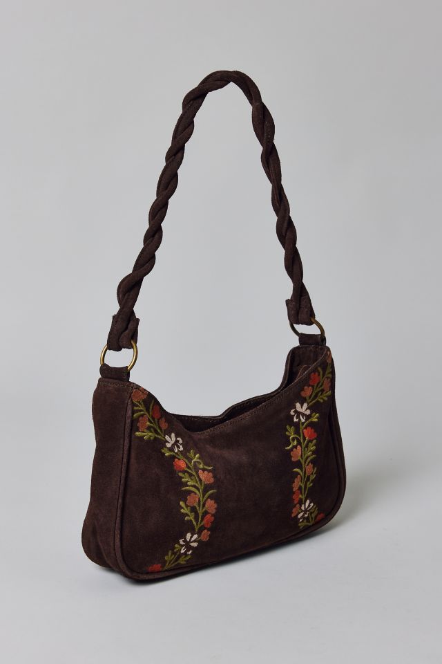 Kimchi Blue Ava Floral Suede Shoulder Bag #2