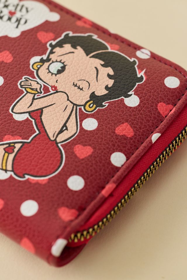 Betty Boop Love Dots Mini Zip Around Wallet #2