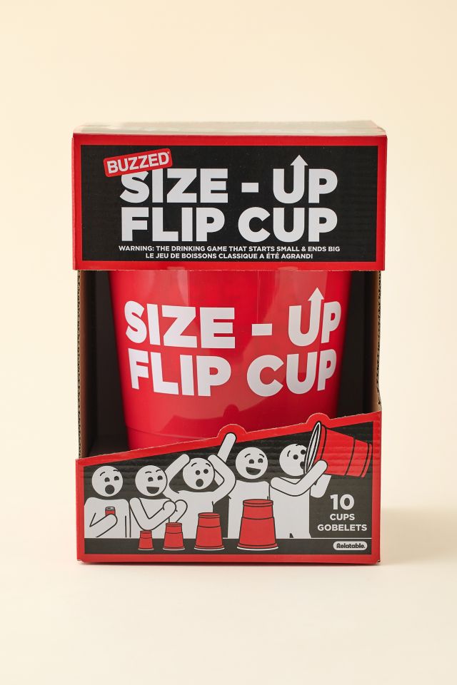 Buzzed Size Up Flip Cup Party Game #2