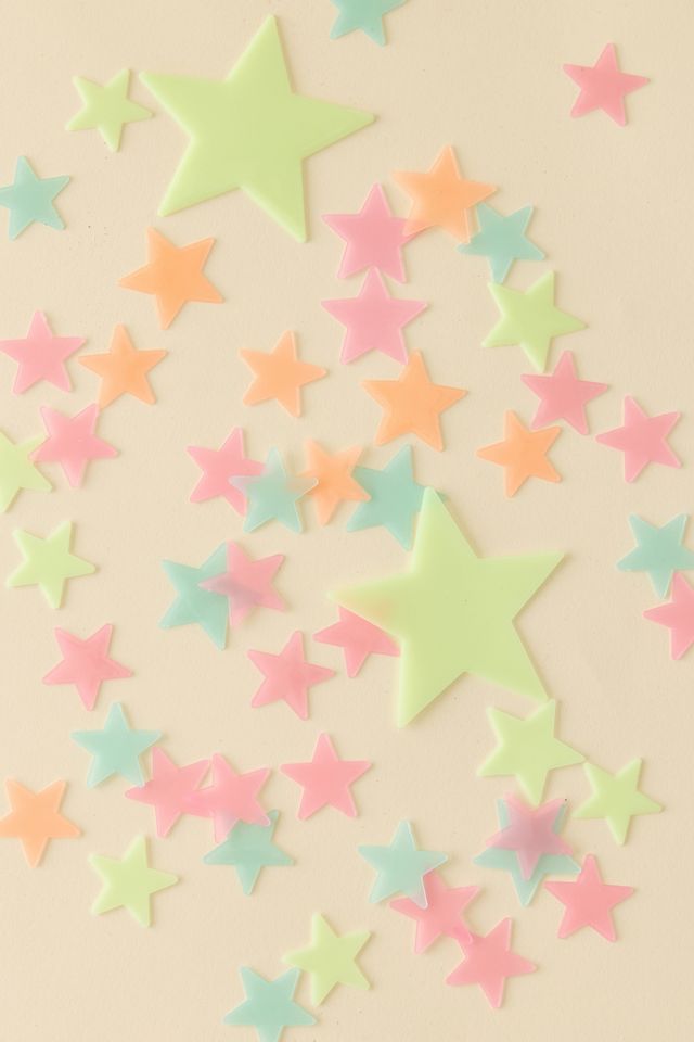 Glow-In-The-Dark Star Decal Set #1