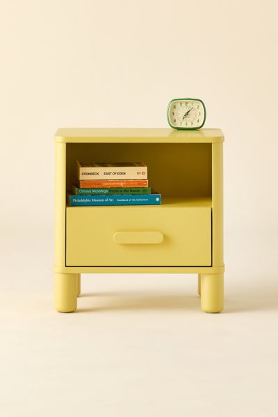 Urban Outfitters Luca Storage Nightstand In Yellow At  In Yellow
