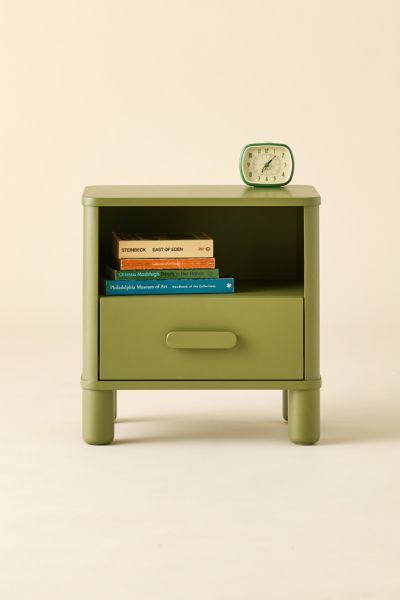 Urban Outfitters Luca Storage Nightstand In Lichen At  In Green