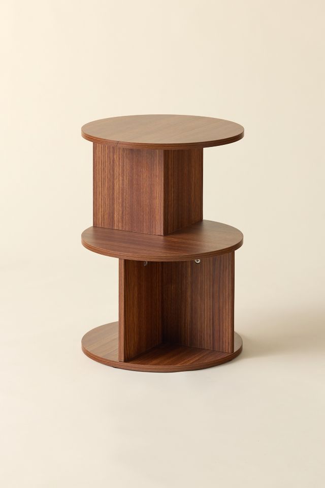 Devonne Round Split Two-Tier Side Table #1