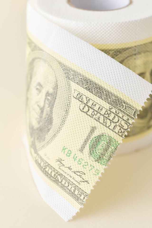 Big Bucks Money Toilet Paper Roll #1