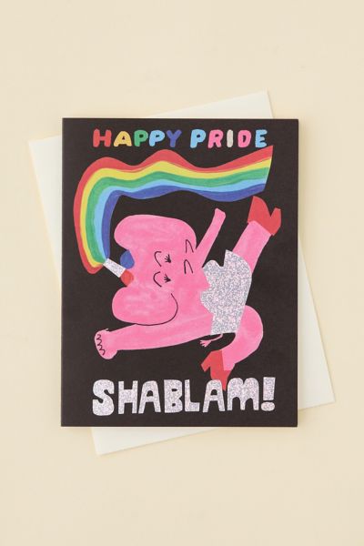 Red Cap Cards Shablam Greeting Card
