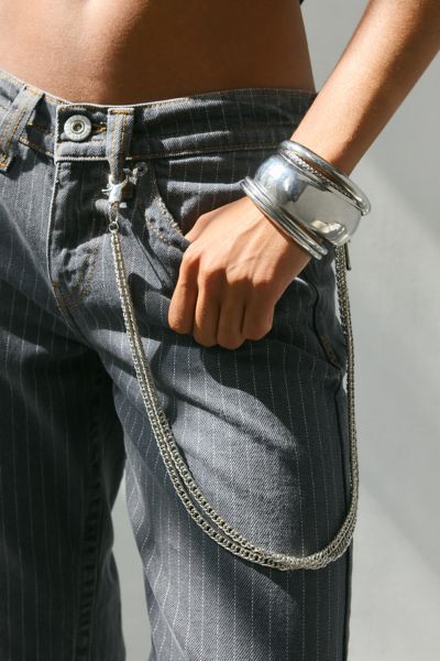 Cross Pendant Double Wallet Chain