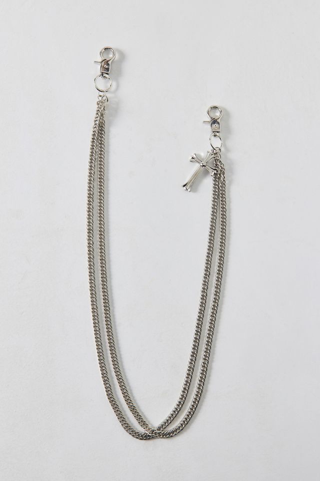 Cross Pendant Double Wallet Chain #1