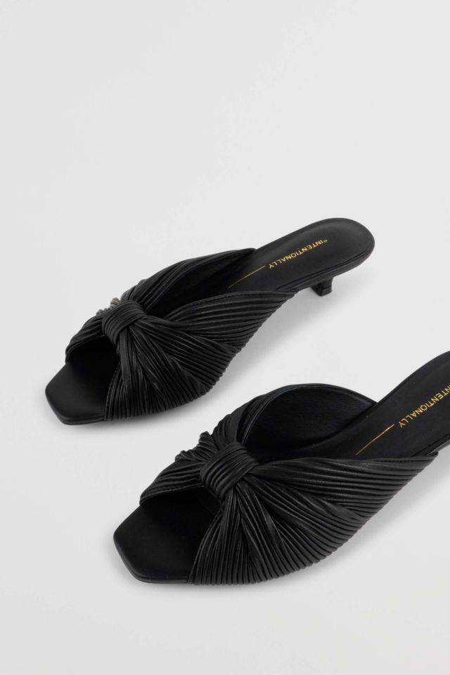 Intentionally Blank Curfew Leather Kitten Heel #2